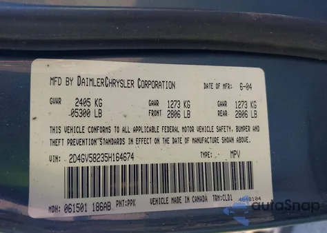 2005 Dodge Magnum Rt from USA, damaged, VIN 2D4GV58235H164674